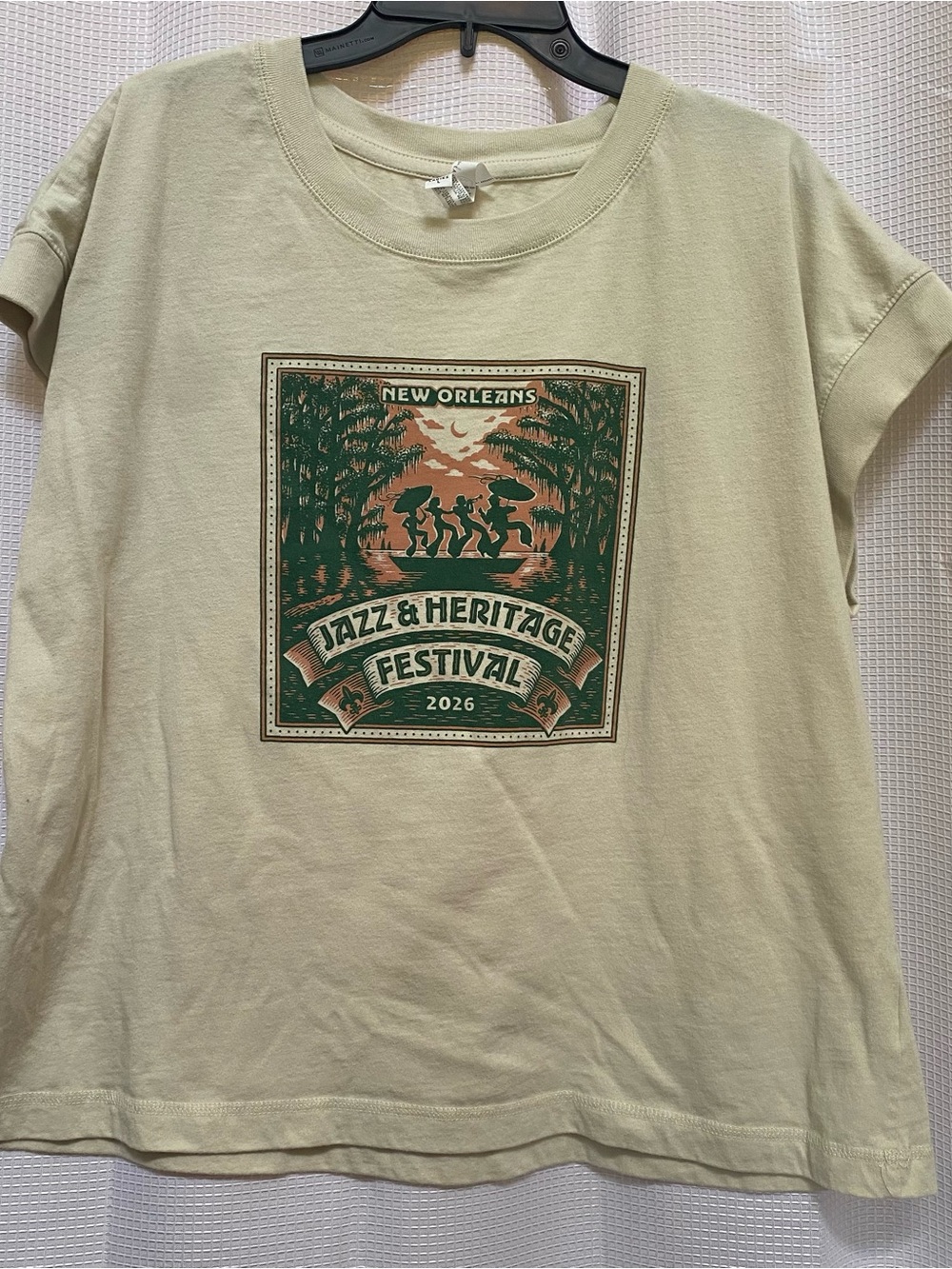 Ladies 2026 New Orleans Jazz & Heritage Festival Graphic T-Shirt Large